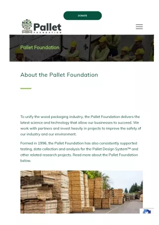 About – Pallet Foundation