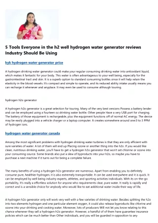 11 "Faux Pas" That Are Actually Okay to Make With Your hydrogen water generator