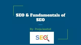 seo fundamentals of seo