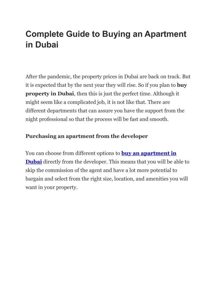 Can Us Citizen Buy Apartment In Dubai