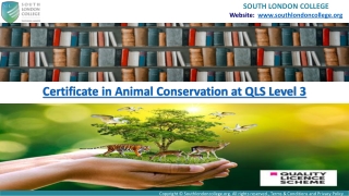 Online Course: Animal Conservation at QLS Level 3