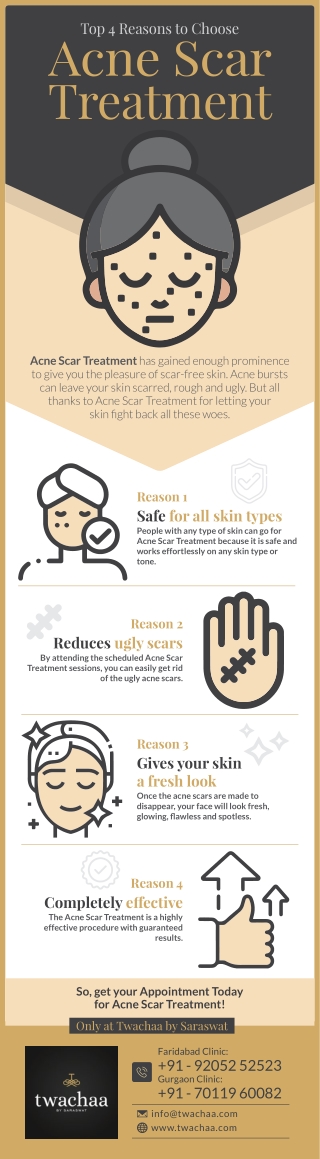 Top 4 Reasons to Choose Acne Scar Treatment