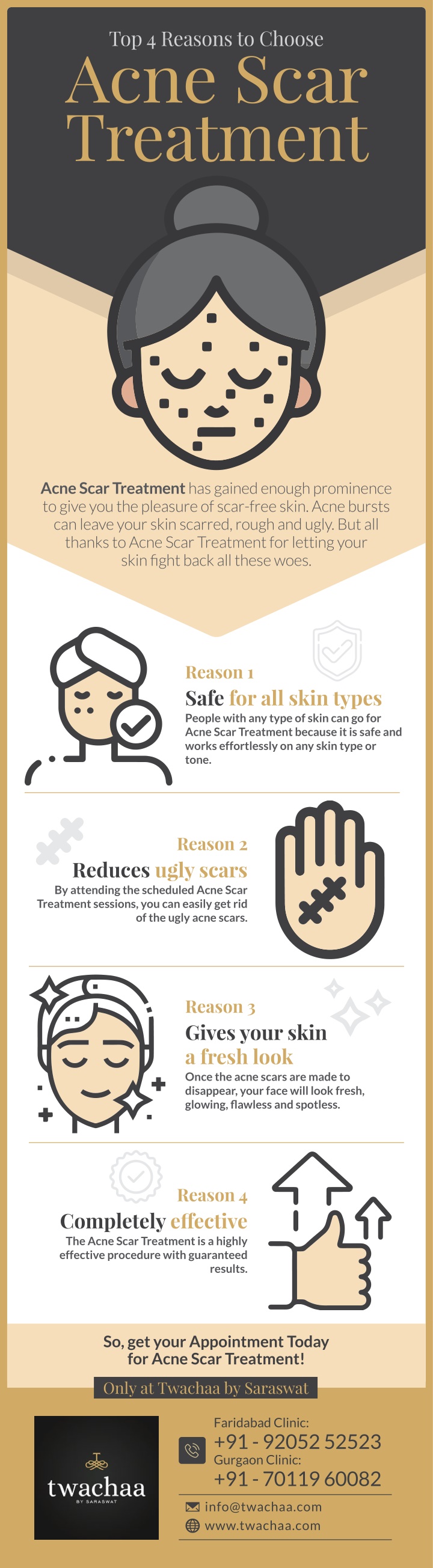 top 4 reasons to choose acne scar treatment