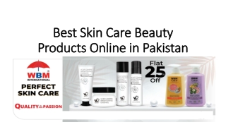 Best Skin Care Beauty Products Online in Pakistan