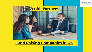 Find the Best Fund Raising Companies in the UK