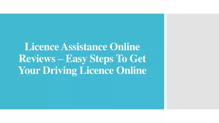 licence assistance online reviews easy steps to get your driving licence online