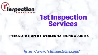 1st inspection services