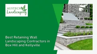Best Retaining Wall Landscaping Contractors in Box Hill and Kellyville