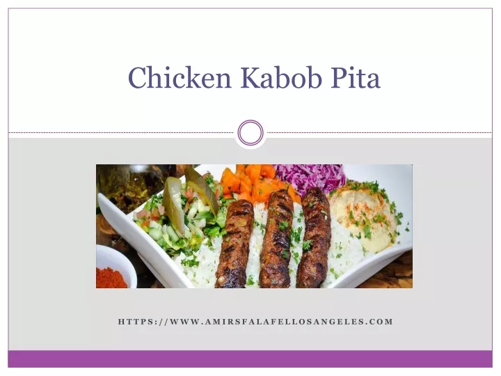 chicken kabob pita