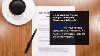 Is it Worth Hiring Property Managers for Property Management in Australia