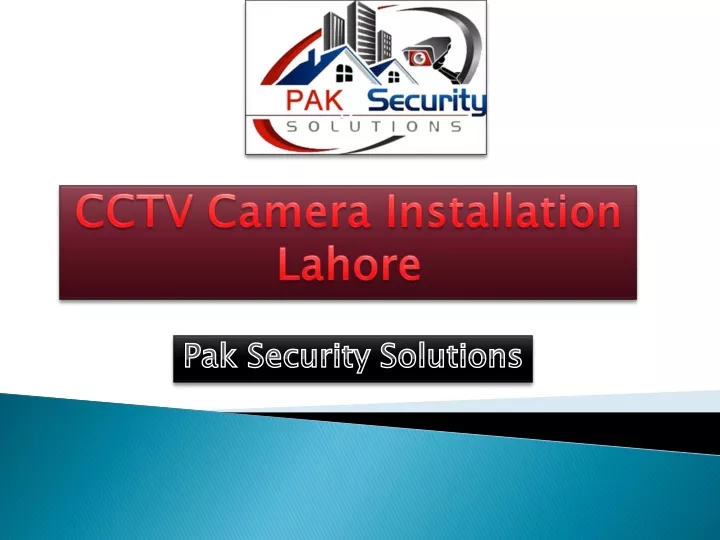 cctv camera installation lahore