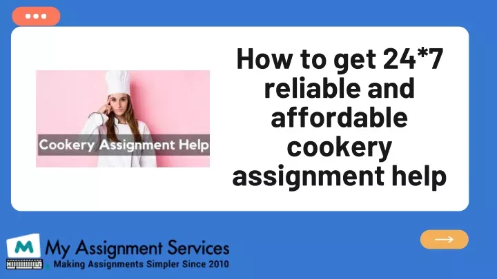 how to get 24 7 reliable and affordable cookery