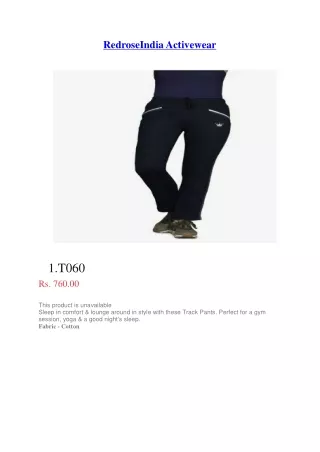redroseindia activewear