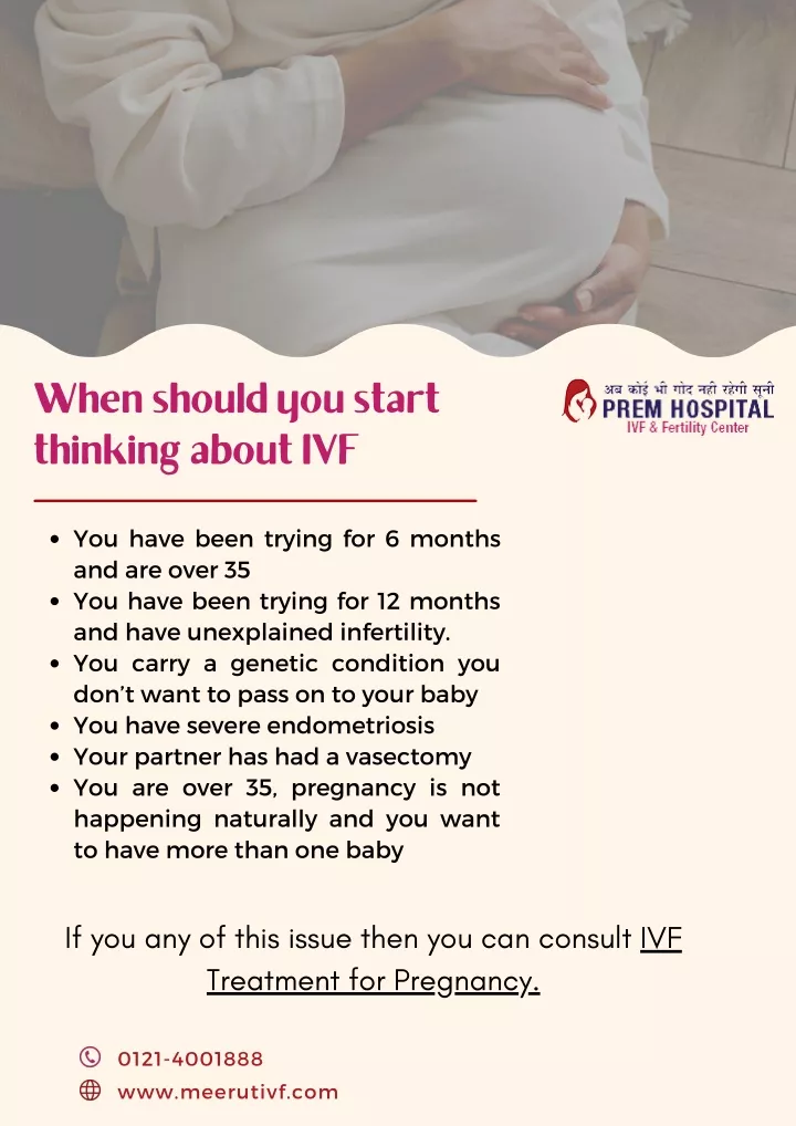 when should you start thinking about ivf