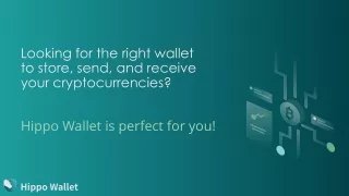 looking for the right wallet to store send