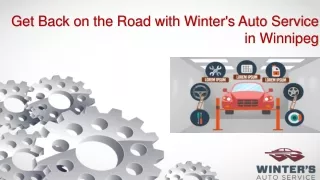 Get Back on the Road with Winter's Auto Service in Winnipeg