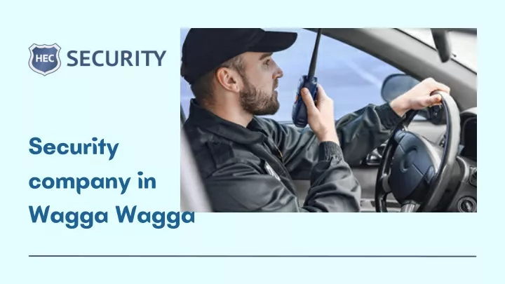 security company in wagga wagga