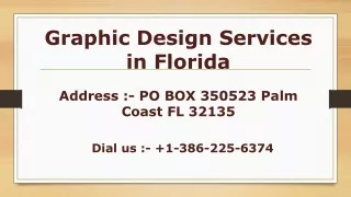 Graphic Design Services in Florida