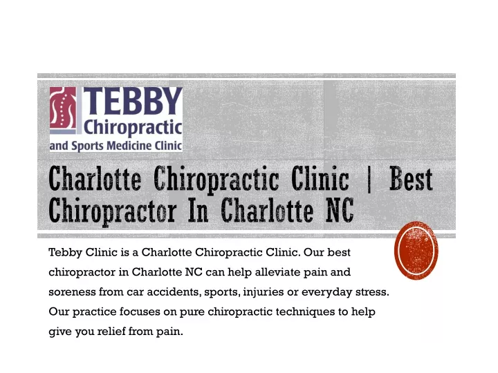 charlotte chiropractic clinic best chiropractor in charlotte nc