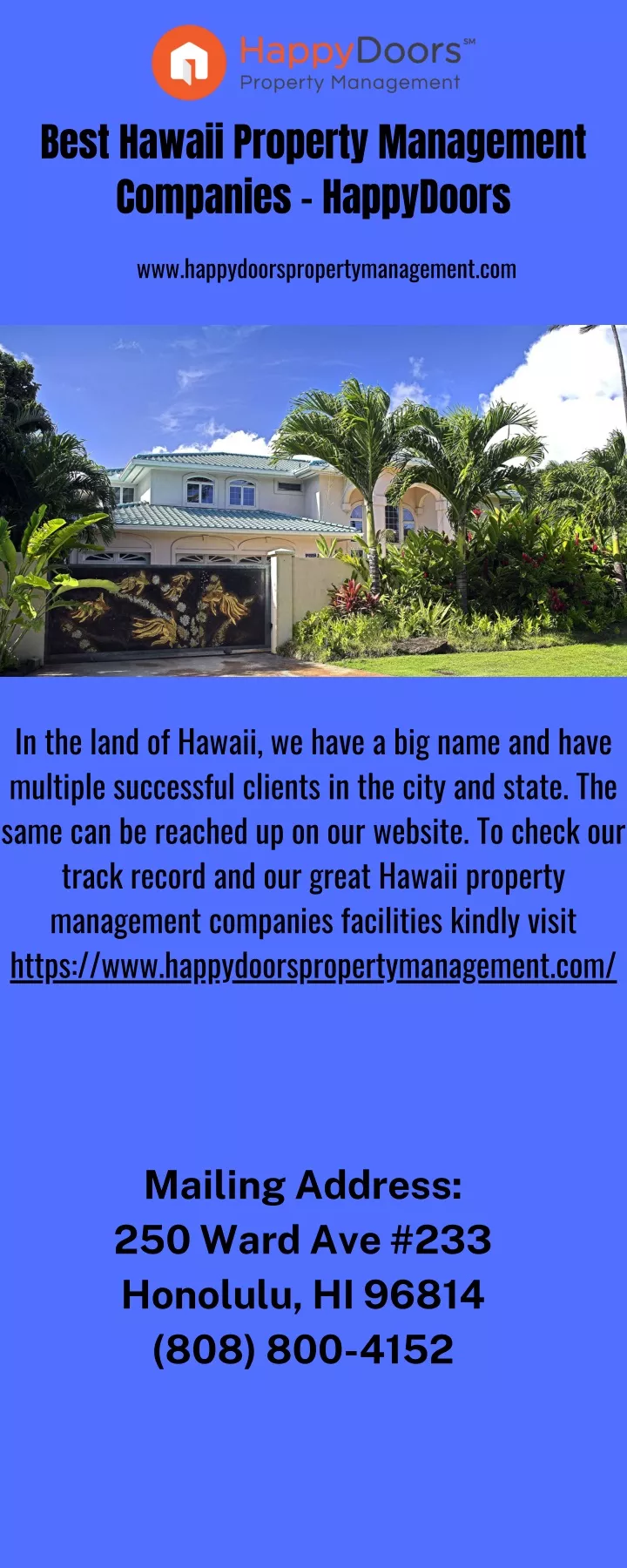 best hawaii property management companies