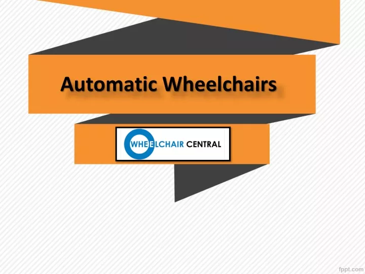 automatic wheelchairs