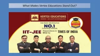 What Makes Vertex Educations Stand Out