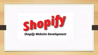 Shopify website services