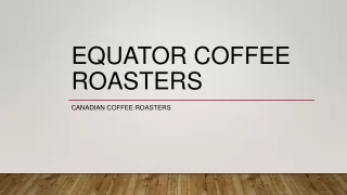 Best Canadian Coffee Roasters