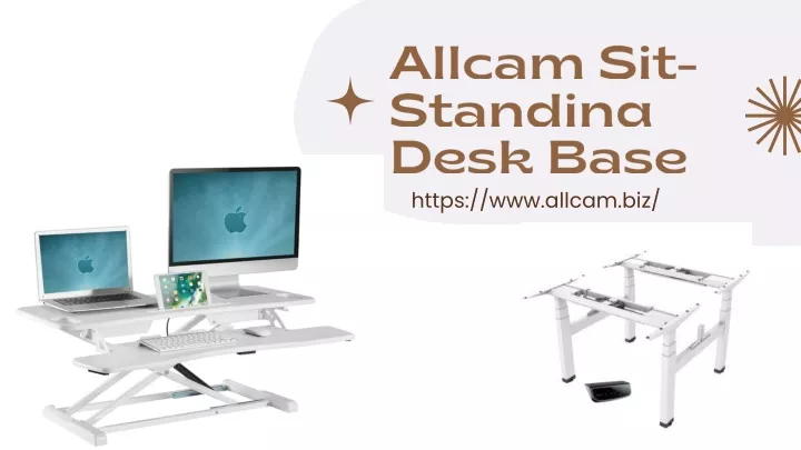 allcam sit standing desk base