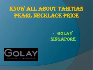 Tahitian Pearl Necklace Price