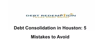 debt consolidation in houston 5