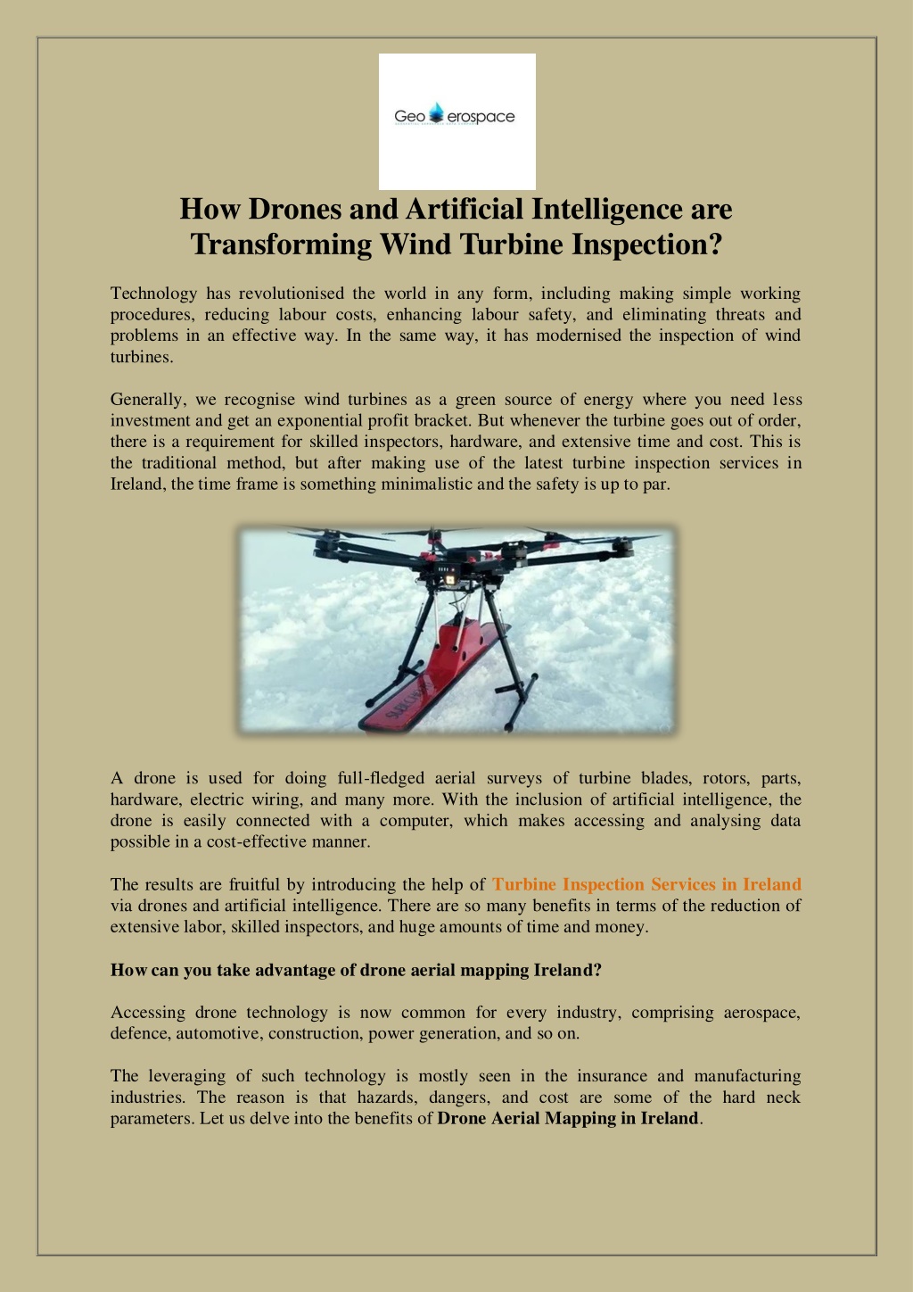 PPT - How Drones and Artificial Intelligence are Transforming Wind ...