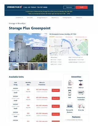 Self Storage in Brooklyn