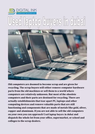 old computers are doomed to become scrap