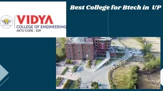best college for btech in up