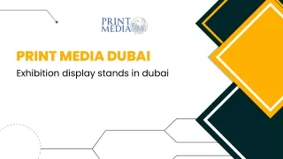 Exhibition display stands in Dubai