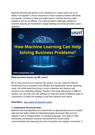machine learning has gained much importance