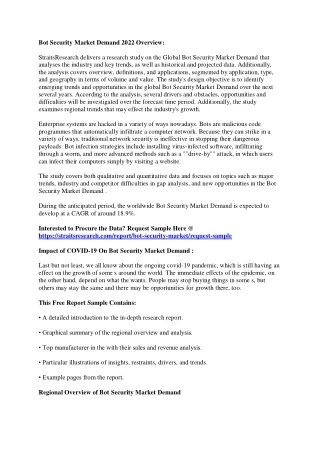 bot security market demand 2022 overview