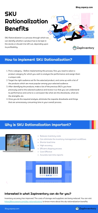 SKU Rationalization Benefits - Blog.zaperp.com