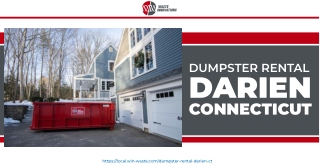 Get In Touch With Our Expert Dumpster Rental Darien Connecticut Services At WIN Waste Innovations!
