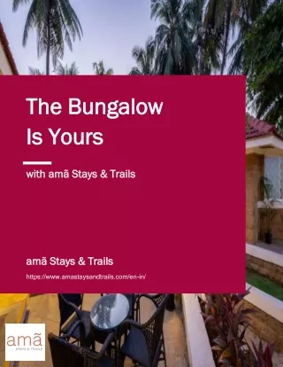 The Bungalow is Yours with amã Stays & Trails-converted