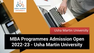 Why You Should Consider MBA Admissions 2022 at UMU