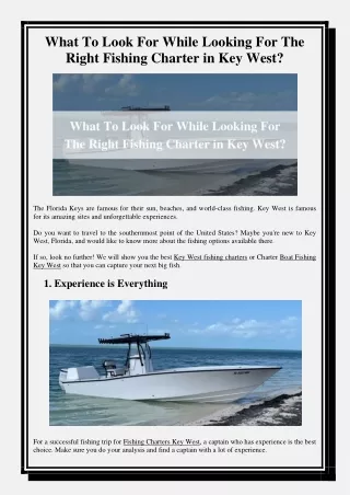 what to look for while looking for the right