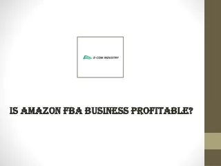 Is Amazon FBA Business Profitable