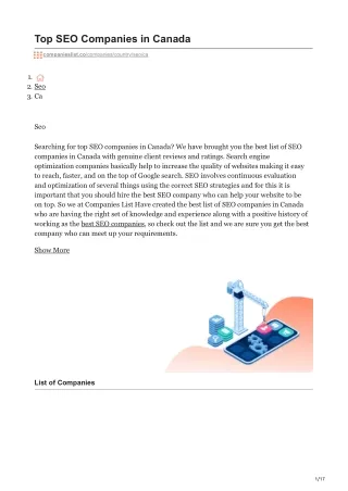 seo companies canada