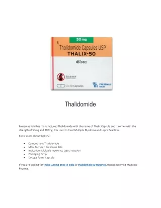 thalix 100 mg price in india