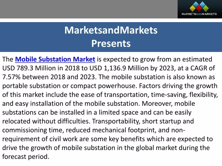 marketsandmarkets presents