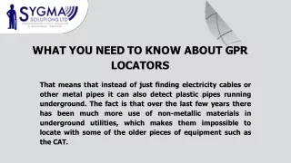 what you need to know about gpr locators