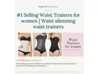 Waist trainers & Body shapers - Pretty Girl Curves