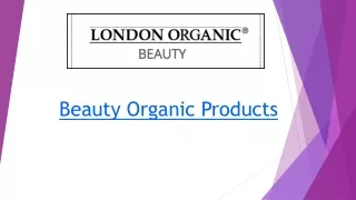 Beauty Organic Products